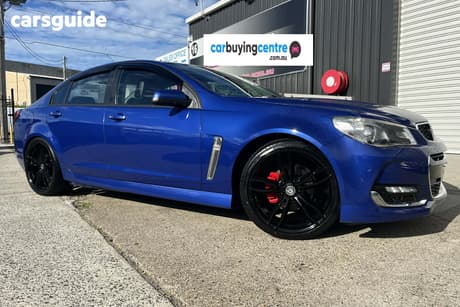Blue 2015 Holden Commodore Sedan Sv6