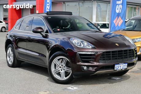 Brown 2015 Porsche Macan Wagon S