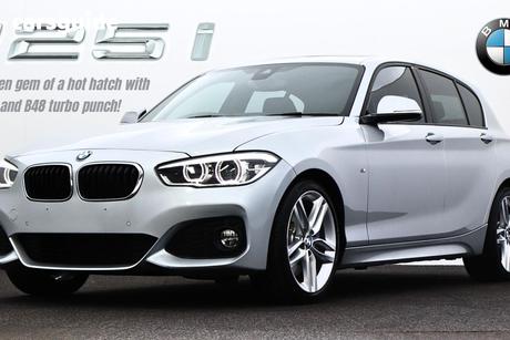 Silver 2017 BMW 125I Hatchback Sport Line