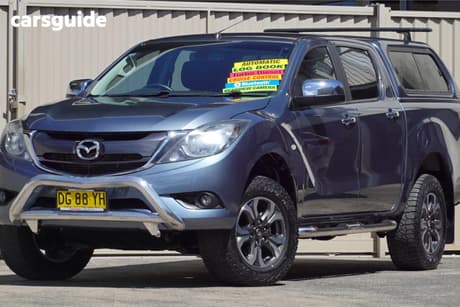 Blue 2017 Mazda BT-50 Dual Cab Utility Xtr (4X4)