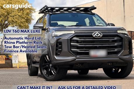 Grey 2022 LDV T60 Double Cab Utility Max Luxe (4X4)