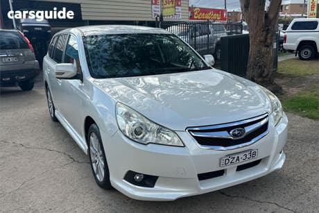 White 2010 Subaru Liberty Wagon 2.5I