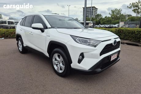 White 2021 Toyota RAV4 Wagon Gx (Awd) Hybrid