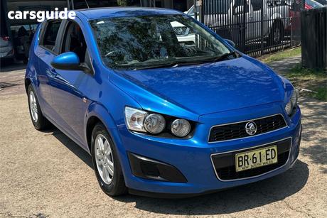 Blue 2012 Holden Barina Hatchback