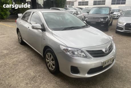 Silver 2011 Toyota Corolla Sedan Ascent