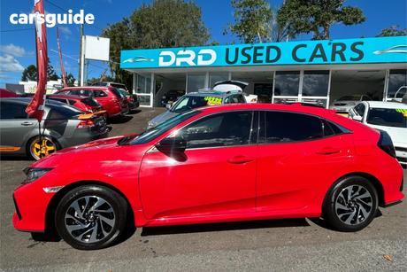 Red 2019 Honda Civic Hatchback 50 Years Edition