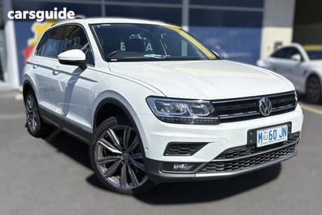 White 2018 Volkswagen Tiguan Wagon 162 Tsi Sportline