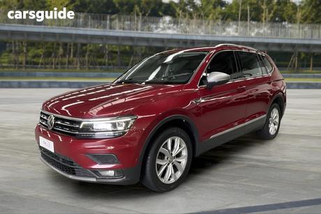 Red 2018 Volkswagen Tiguan Wagon Allspace 132 Tsi Comfortline