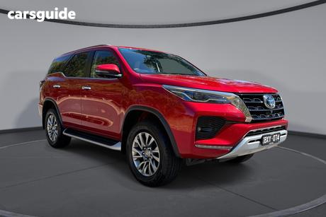 Red 2022 Toyota Fortuner Wagon Crusade