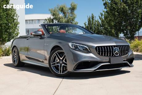 Grey 2017 Mercedes-Benz S63 Cabriolet