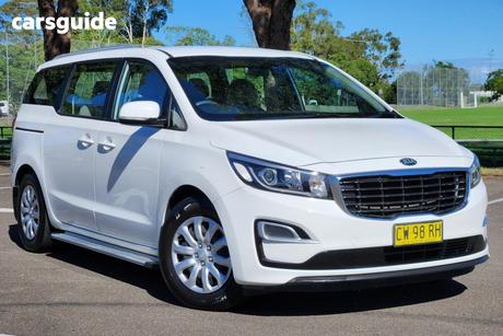 White 2020 Kia Carnival Wagon S