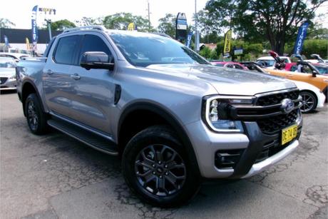 Silver 2023 Ford Ranger Double Cab Pick Up Wildtrak 3.0 (4X4)