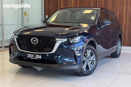 Blue 2025 Mazda CX-60 Wagon G25 Pure