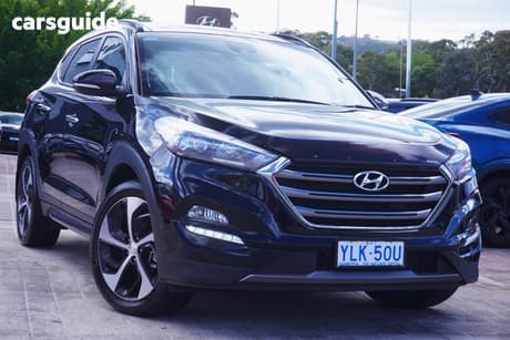 Black 2016 Hyundai Tucson Wagon Highlander (Awd)