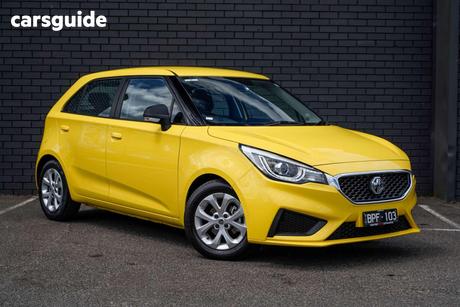 Yellow 2021 MG MG3 Hatchback Core