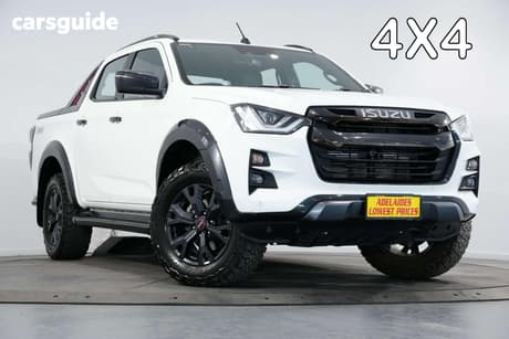 White 2023 Isuzu D-MAX Crew Cab Utility X-Terrain (4X4)