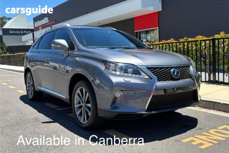 Grey 2012 Lexus RX450H Wagon F Sport