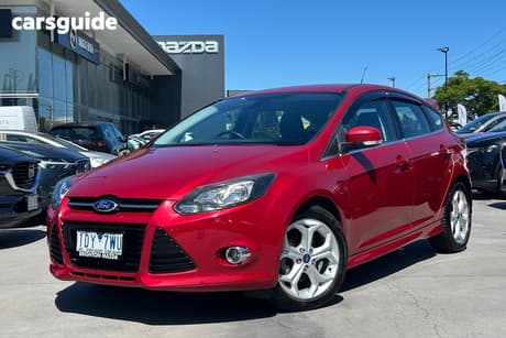 Red 2015 Ford Focus Hatchback Sport
