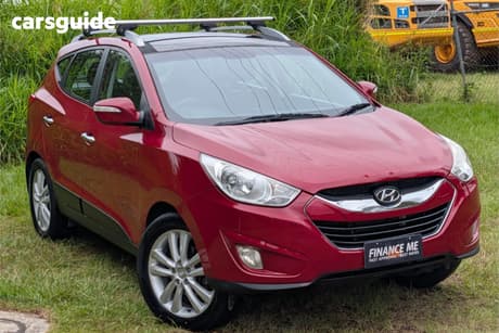 Red 2010 Hyundai IX35 Wagon Highlander (Awd)
