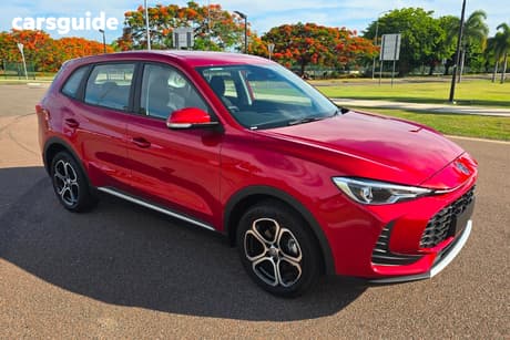 Red 2025 MG ZS Wagon Vibe Turbo