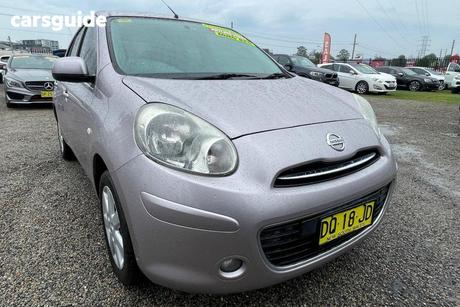 Silver 2010 Nissan Micra Hatchback Ti