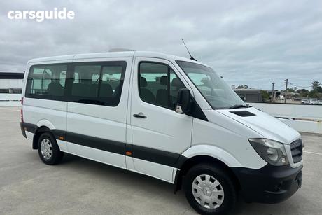 White 2018 Mercedes-Benz Sprinter Bus Transfer (313)