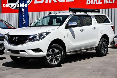 White 2016 Mazda BT-50 Dual Cab Utility Xtr (4X4)