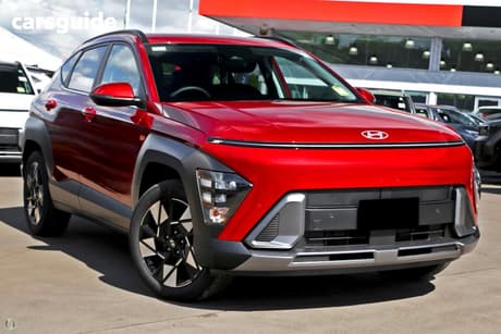 Red 2026 Hyundai Kona Wagon Hybrid Elite
