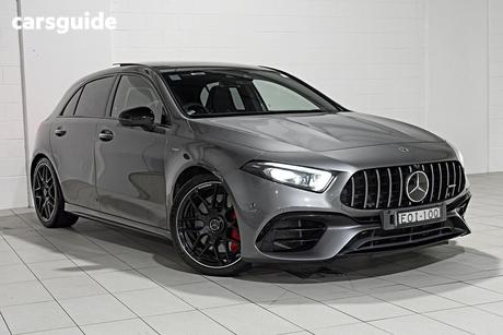 Grey 2021 Mercedes-Benz A45 Hatchback S 4Matic+