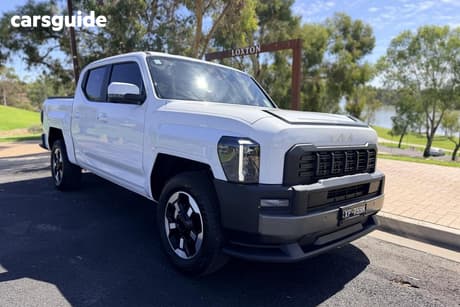 White 2025 Kia Tasman Double Cab Pick Up Sx (4X4) (Std) Body Fender