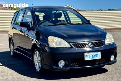 Black 2007 Suzuki Liana Hatchback