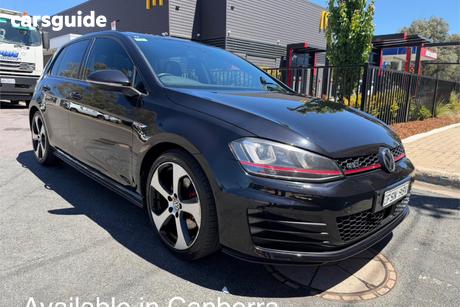 Black 2015 Volkswagen Golf Hatchback Gti