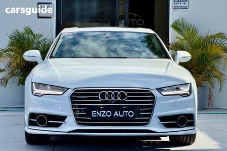White 2015 Audi A7 Hatchback S/Back 3.0 Tdi Biturbo Quattro