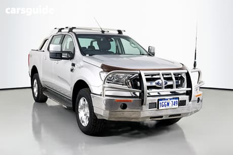 Silver 2017 Ford Ranger Dual Cab Utility Xlt 3.2 (4X4)