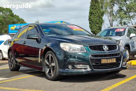 Green 2014 Holden Commodore Sedan Sv6