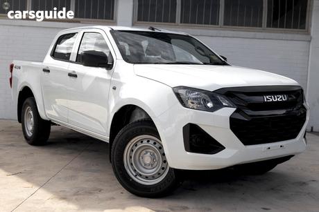 White 2025 Isuzu D-MAX Crew Cab Utility Sx (4X4)