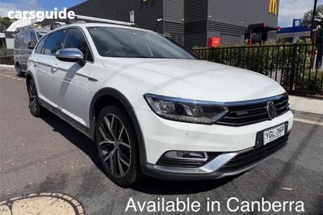 White 2017 Volkswagen Passat Wagon Alltrack Wolfsburg Edt