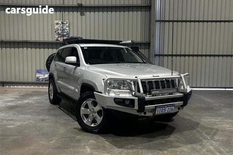 Silver 2012 Jeep Grand Cherokee Wagon Overland (4X4)