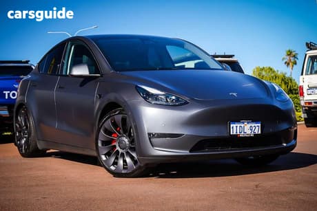 Grey 2023 Tesla Model Y Wagon Performance