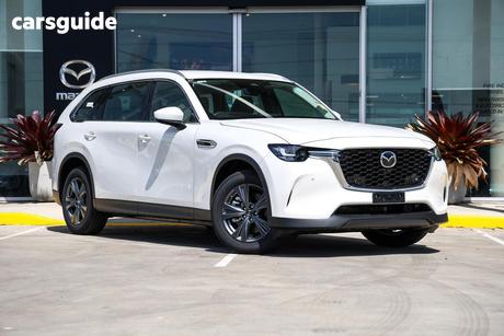 White 2025 Mazda CX-80 Wagon D50E Touring