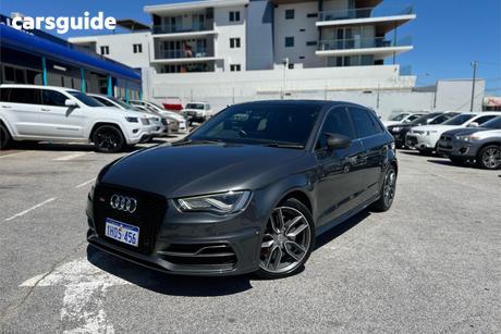 Grey 2015 Audi S3 Hatchback Sportback 2.0 Tfsi Quattro