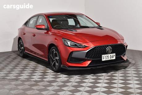 Red 2024 MG MG5 Sedan Essence