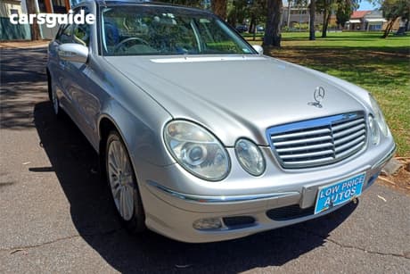 Silver 2003 Mercedes-Benz E240 Sedan Classic