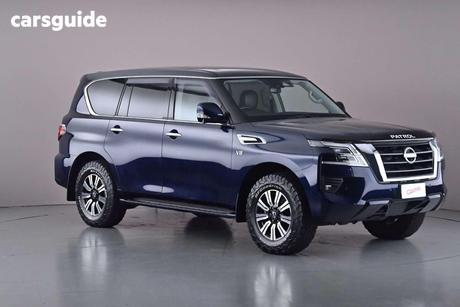 Blue 2021 Nissan Patrol Wagon Ti (4X4)