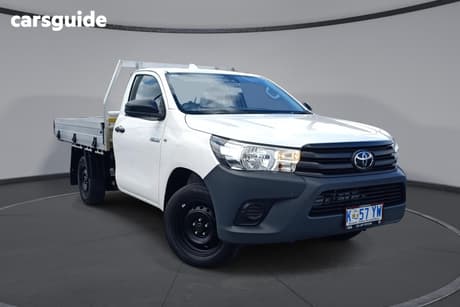 White 2023 Toyota Hilux Cab Chassis Workmate (4X2)