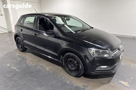 Black 2016 Volkswagen Polo Hatchback 66 Tsi Trendline