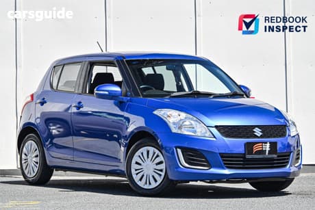 Blue 2014 Suzuki Swift Hatchback Gl
