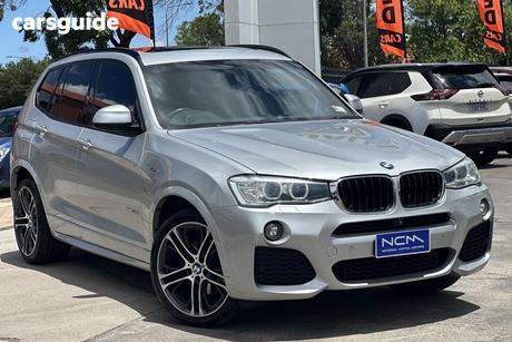 Silver 2016 BMW X3 Wagon Xdrive 30D