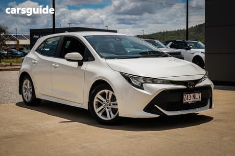 White 2019 Toyota Corolla Hatchback Ascent Sport