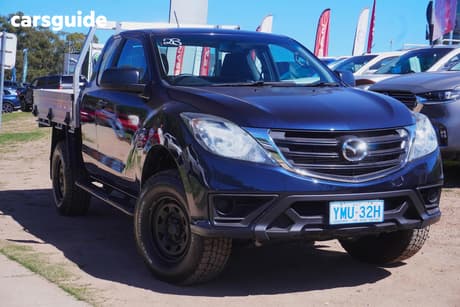 Blue 2018 Mazda BT-50 Cab Chassis Xt (4X4)